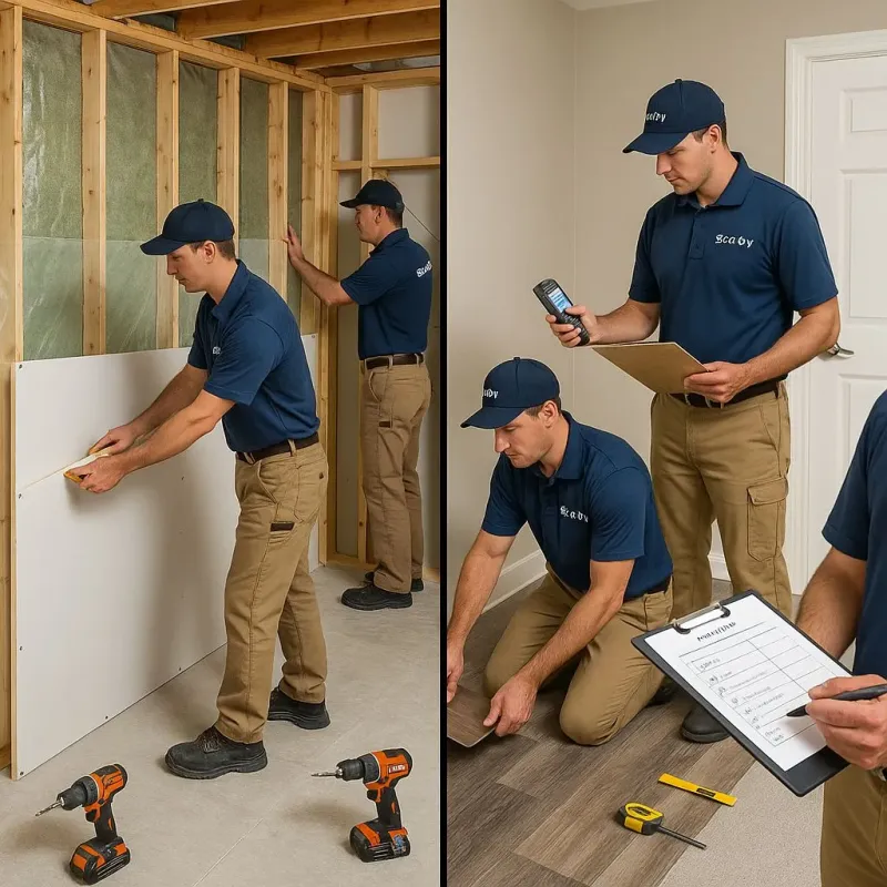 Repairs and Reconstruction process in Pinckneyville, IL